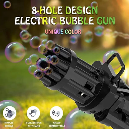 Gatling Automatic Water Bubble Gun Toy For Kids